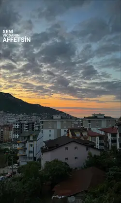 vicdanın afetsin