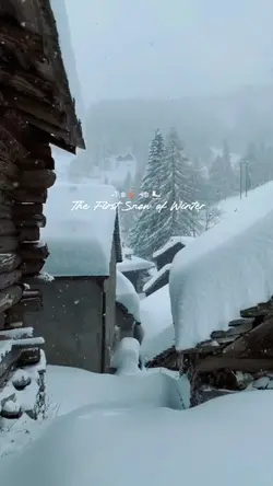 first snow winter