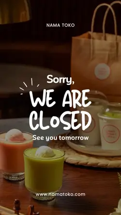 we are closed