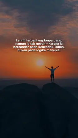 Langit terbentang
