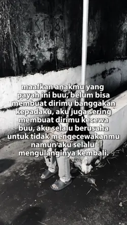maafkan anakmu buu