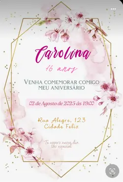 Convite Aniversário 
