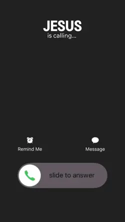 Jesus is calling