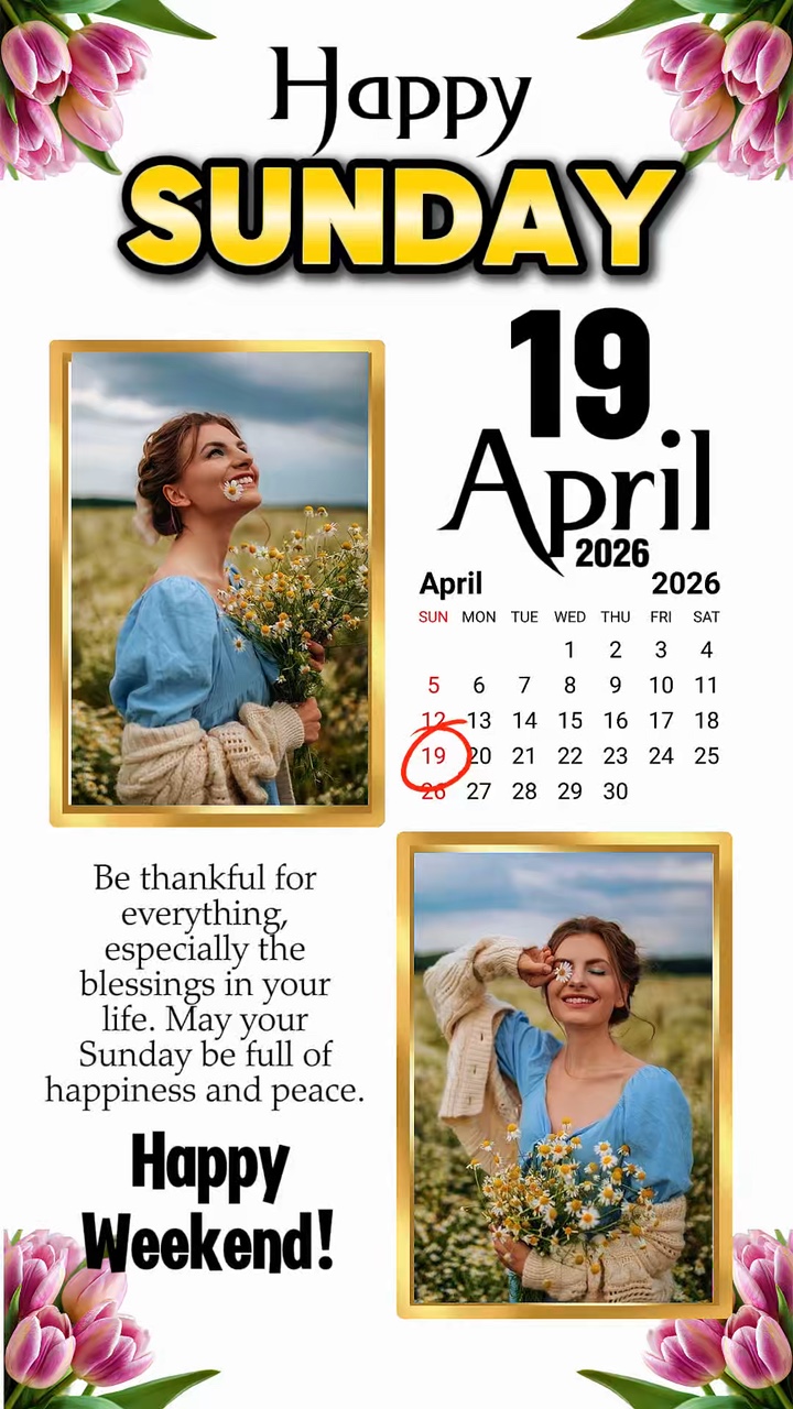 Domingo 19 de abril