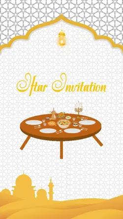 Iftar InvitationGold