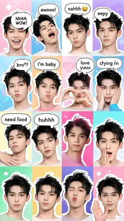 face stickers
