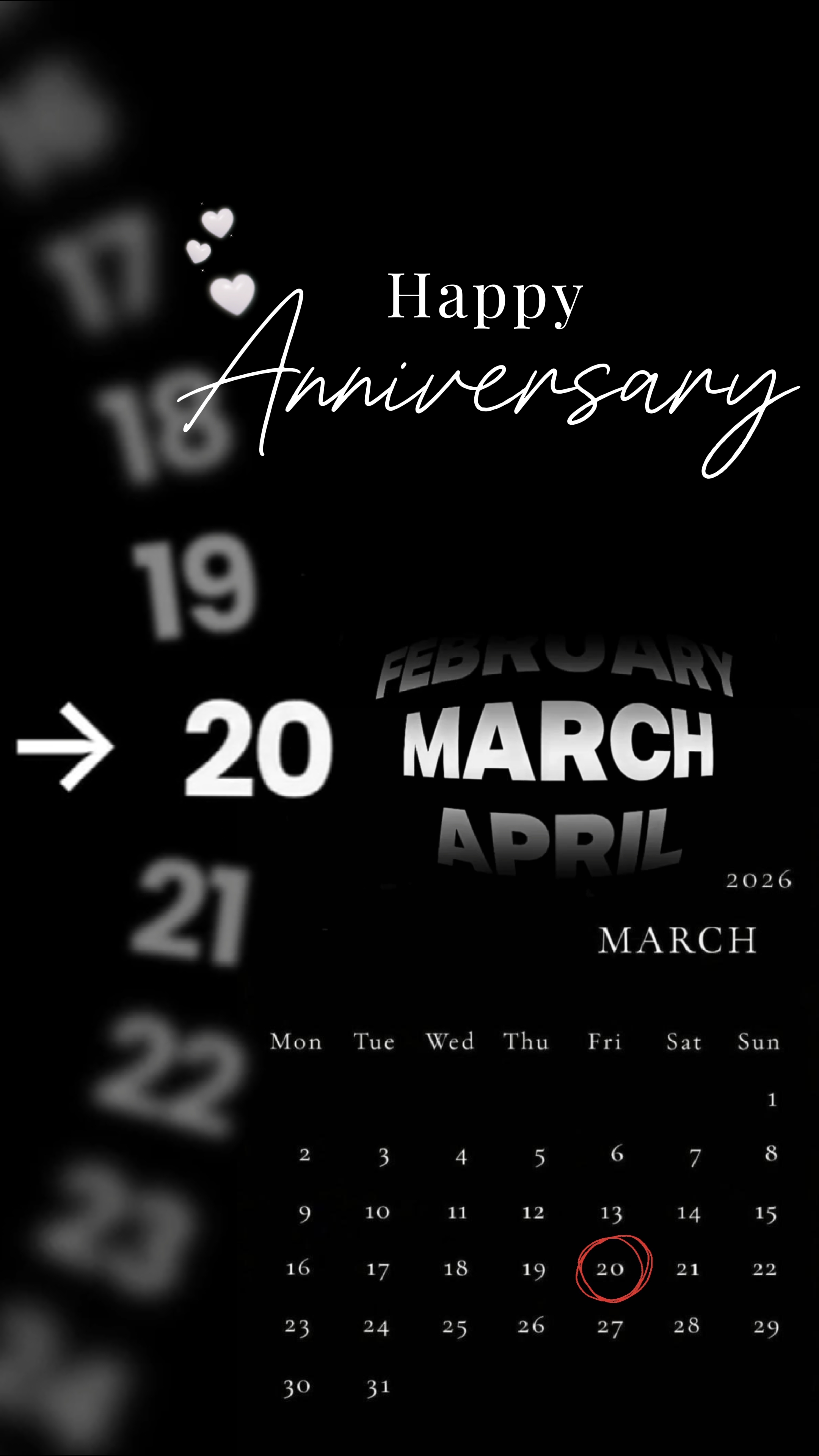 ANNIVERSARYMARCH 20 