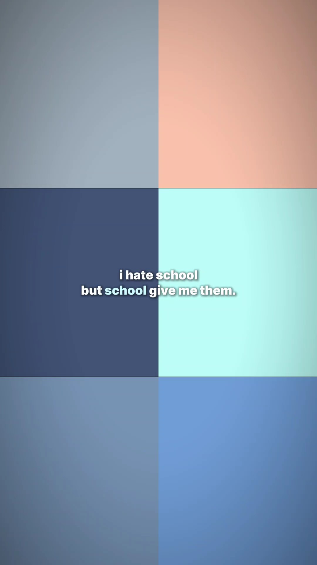 Mais l'école me donne