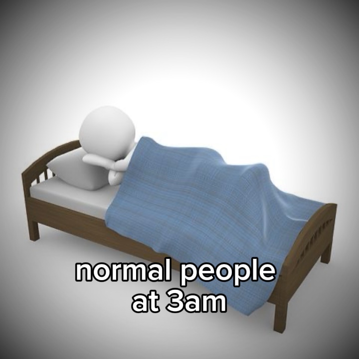 Eu as 3 da manhã