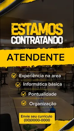 ESTAMOS CONTRATANDO 