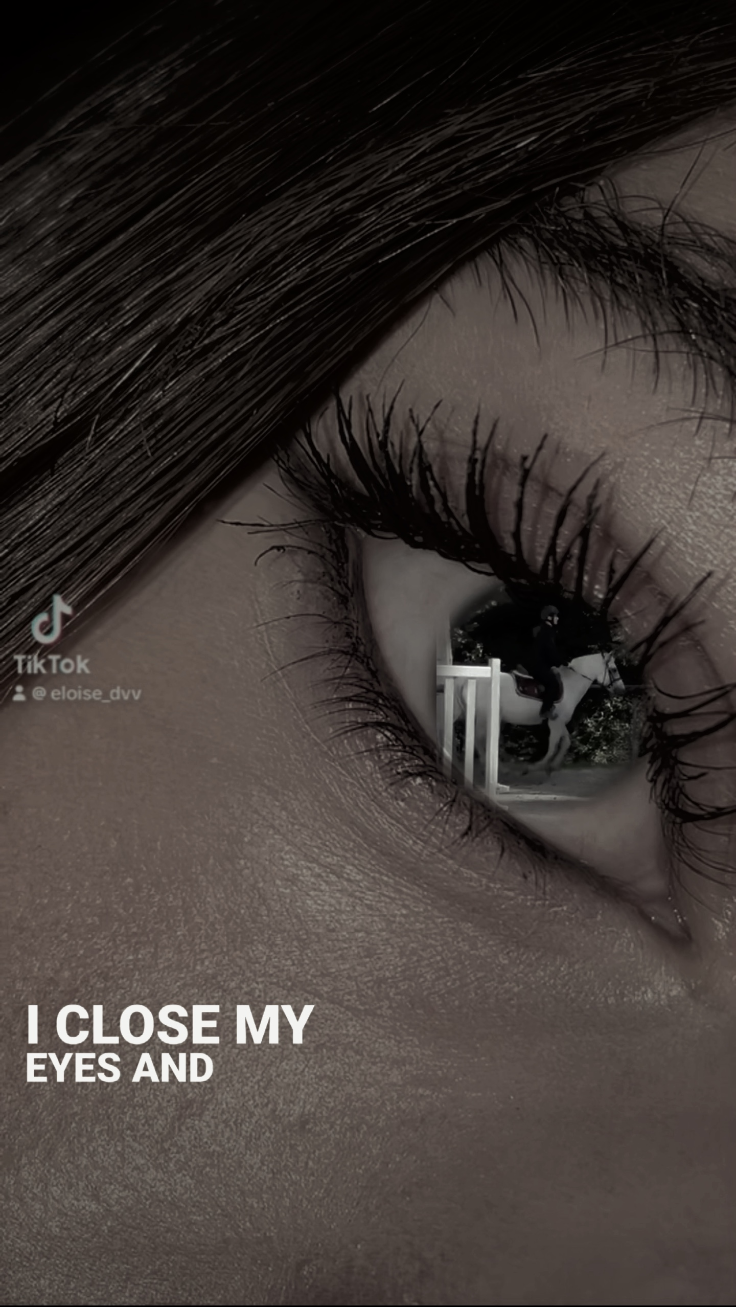 Schließe meine Augen 