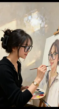 melukis diri sendiri