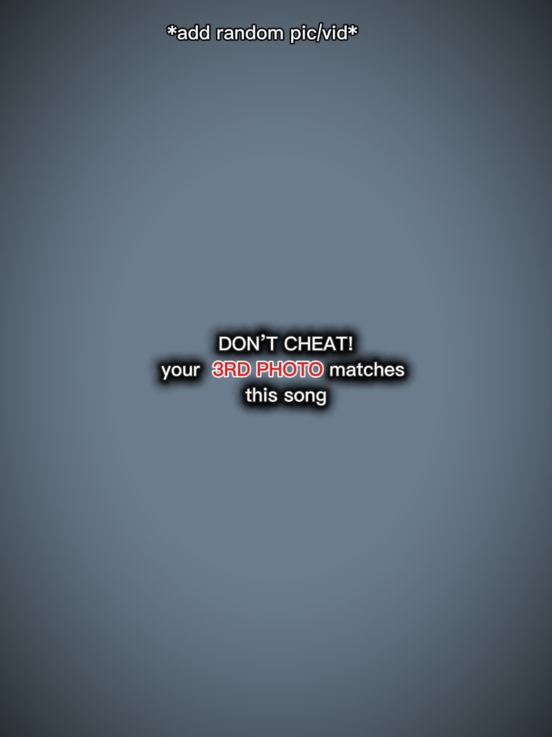 don't cheat 