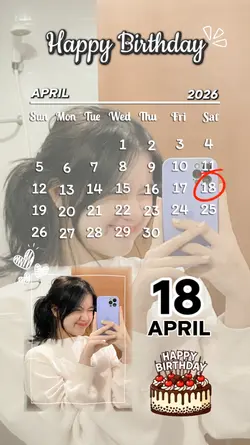 18 APRIL, HBD TO ME