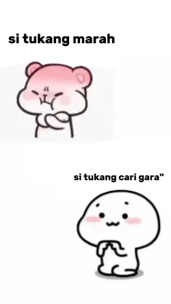 si tukang marah x si