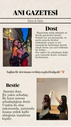 Dost şablonu