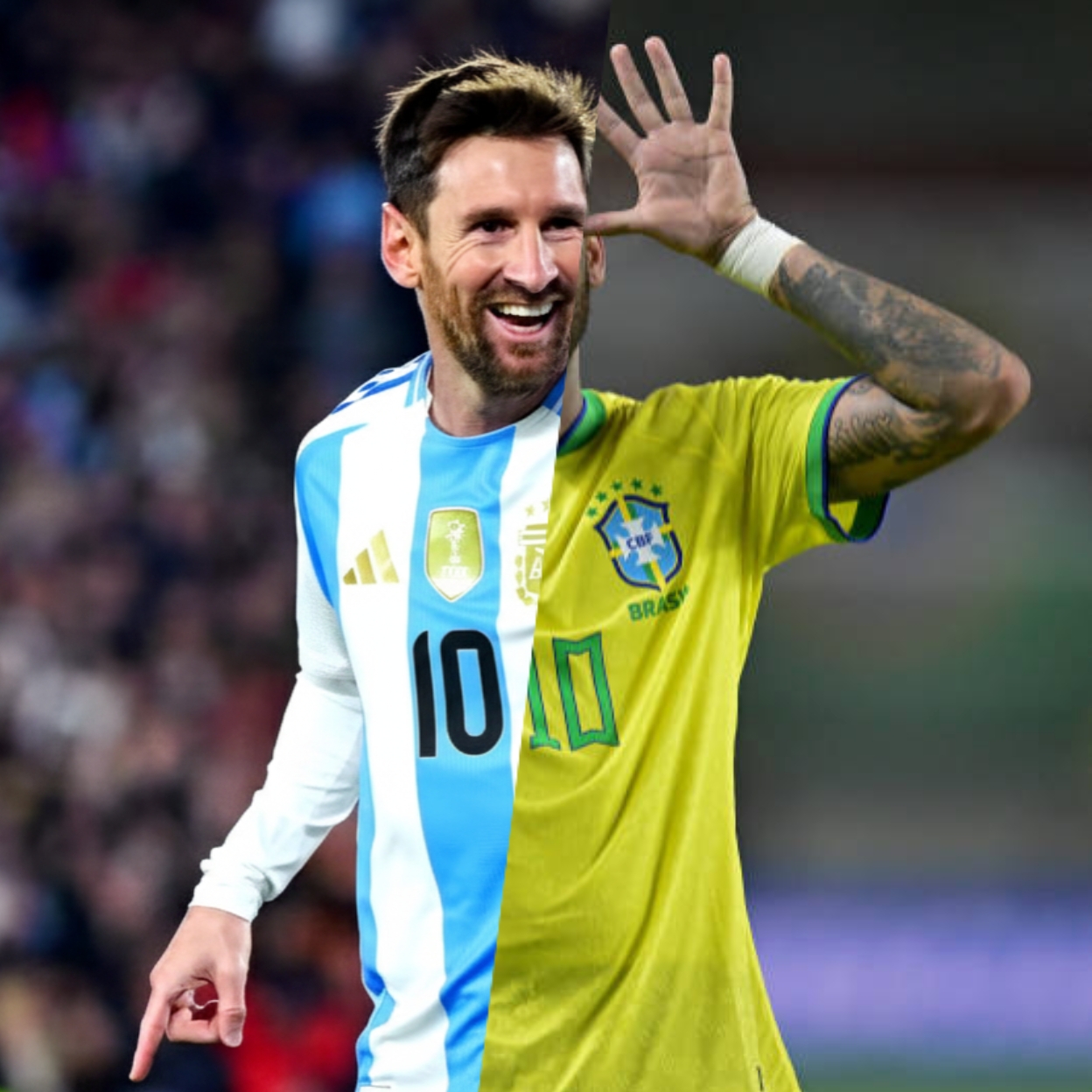 Messi vs Neymar tren