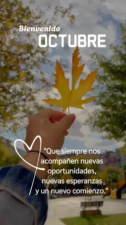 bienvenido octubre