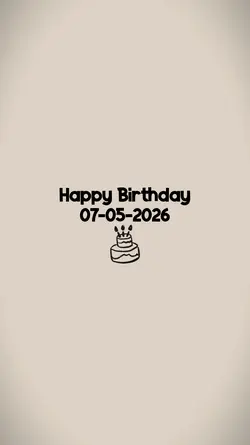 birthday 07 may 2026