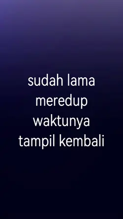 sudah lama redup