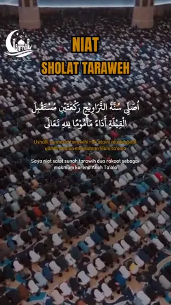 niat sholat taraweh 