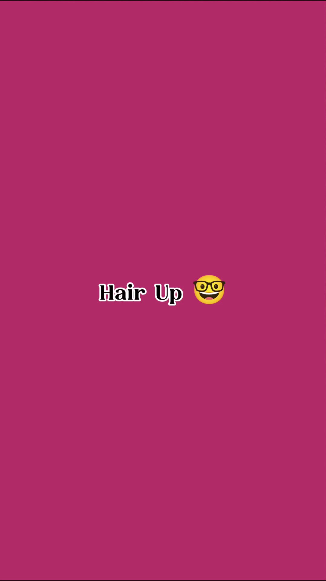 cheveux relevés