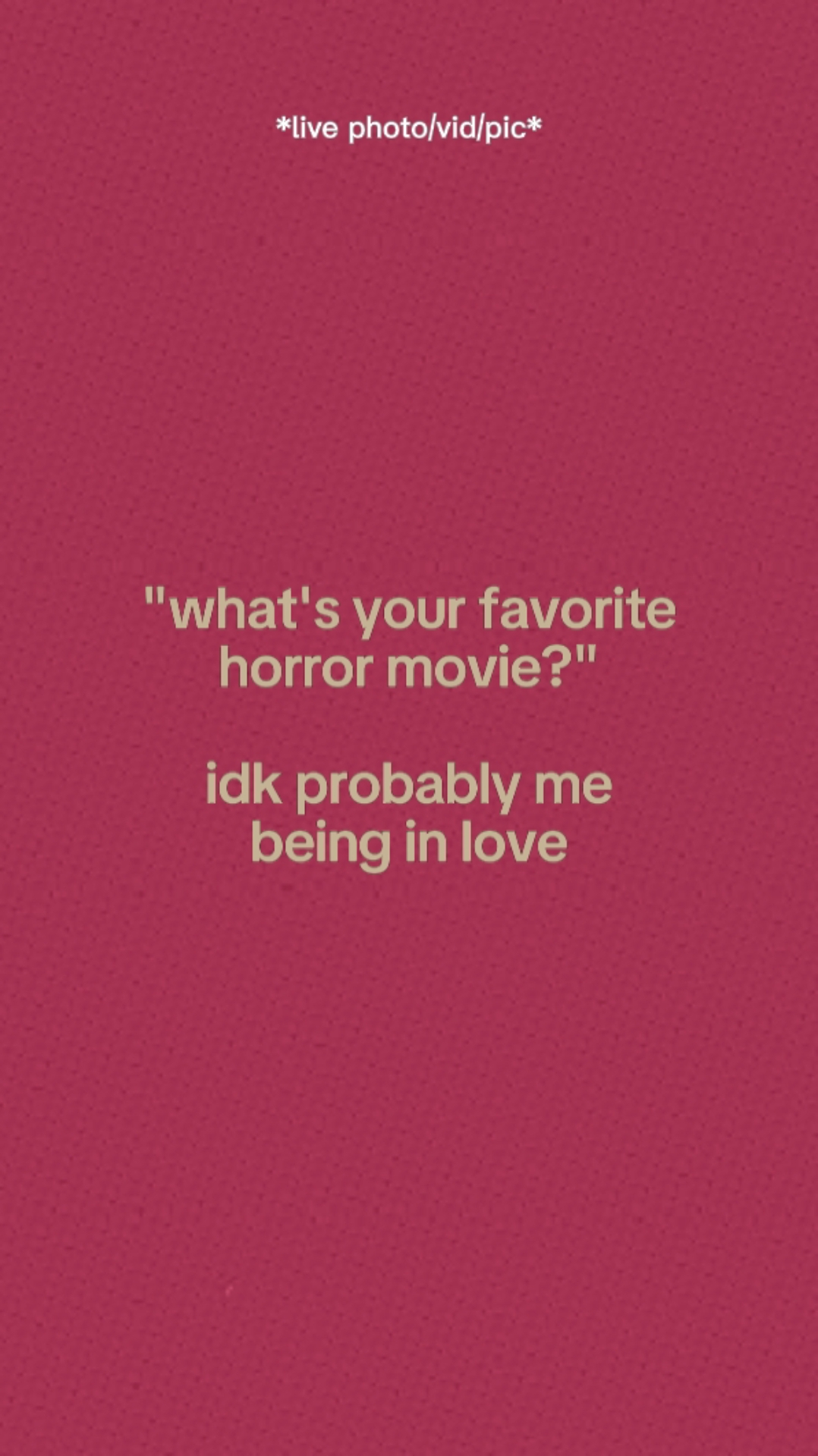 Fav Horror Movie. 