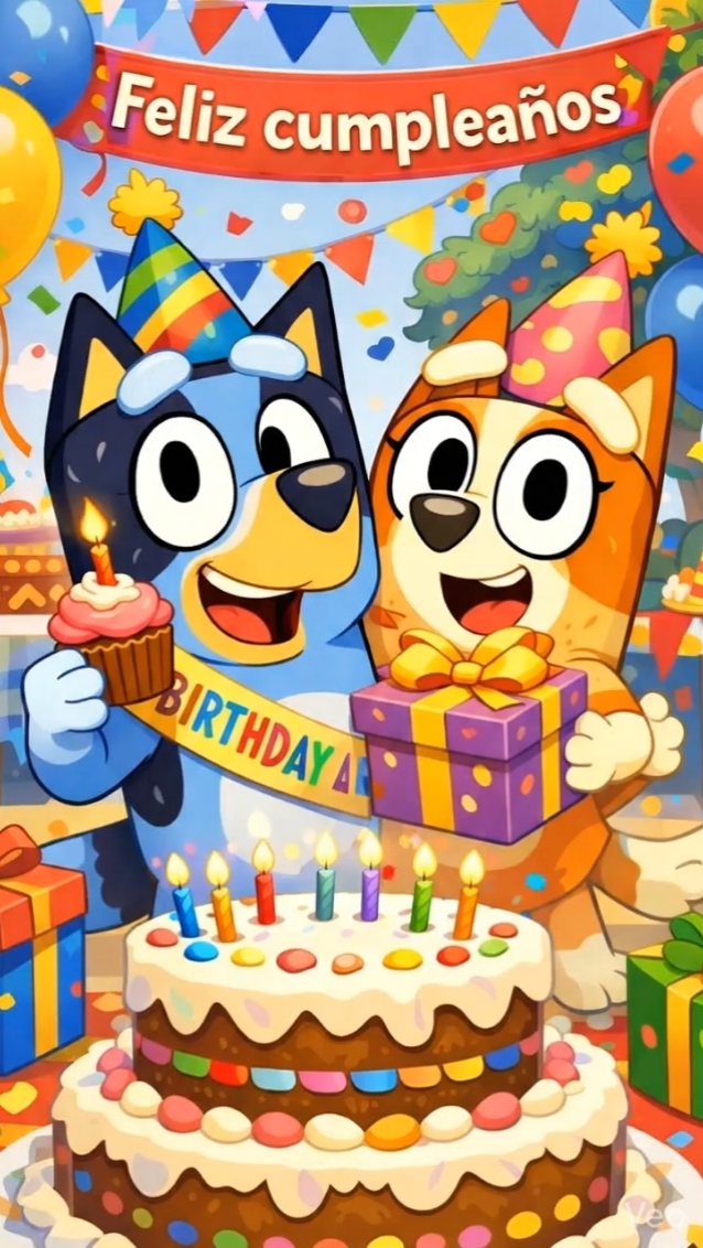 Cumple bluey-bingo
