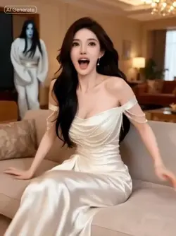 女幽霊の貞子に追いかけられる 👻