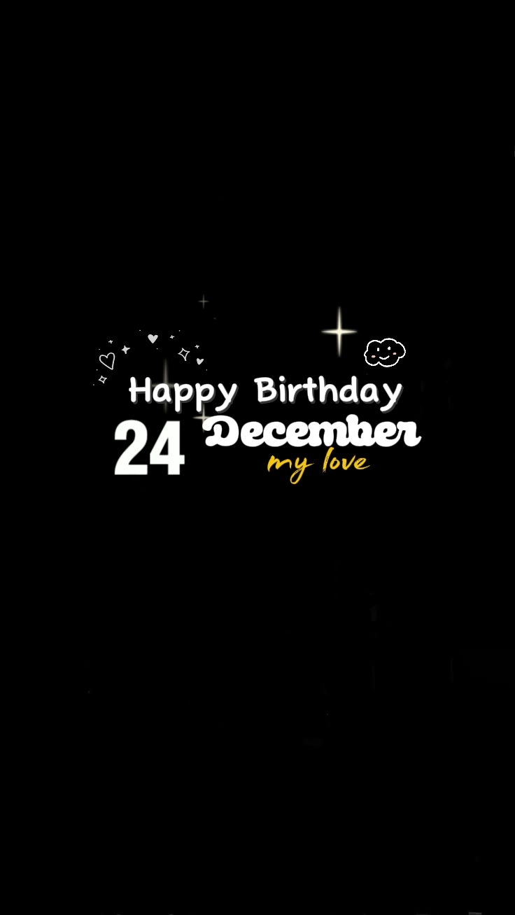HBD 24 de diciembre