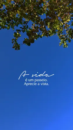 A vida é um passeio