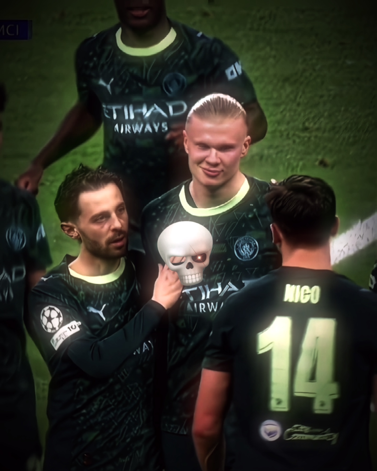 Edição de rosto de caveira 💀