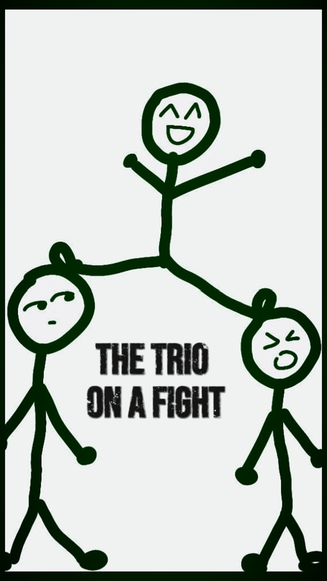 D TRIO ON A FIGHT