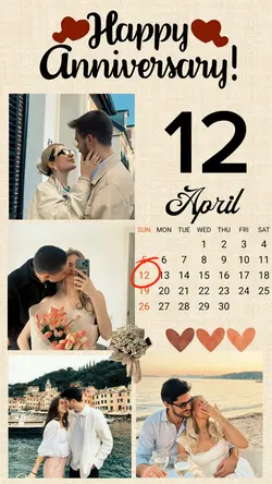 Anniversary 12 April