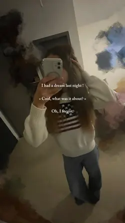 I forgot