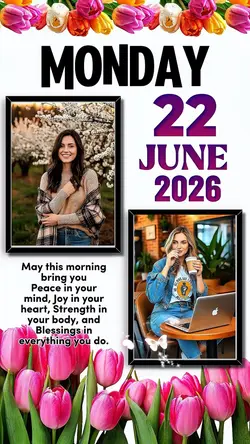 Monday 22 june 2026
