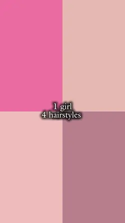 1 girl 4 hairstyles 