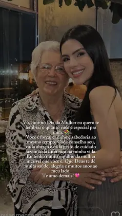 Dia da mulher vó ❤️