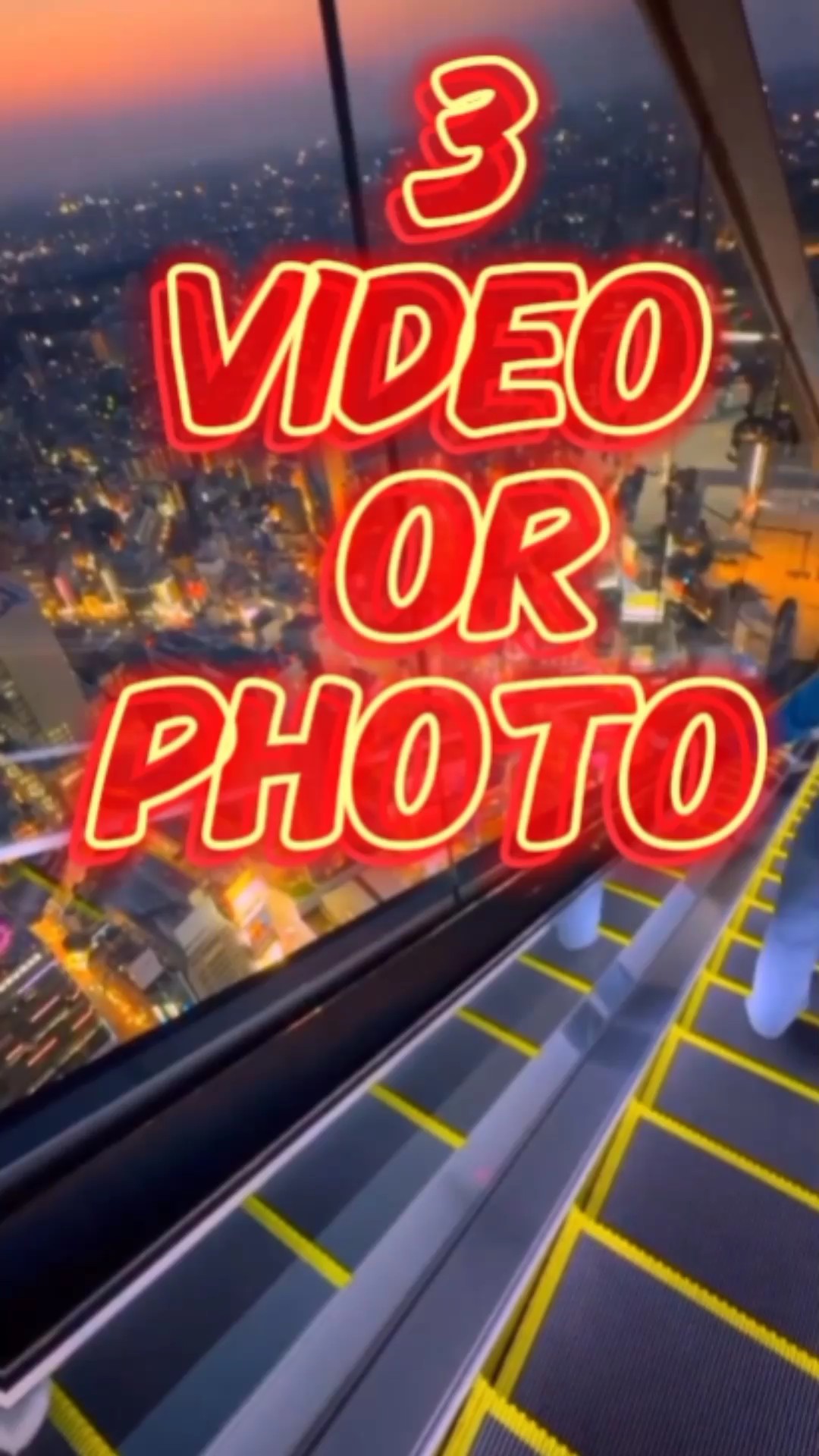 3 vídeo ou foto 