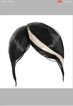 8 ball into hair??