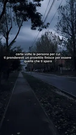 triste ma vero