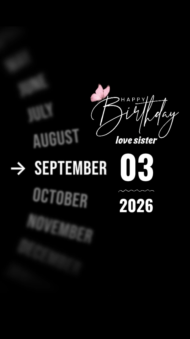 BDAY SISTER 3 SEPT