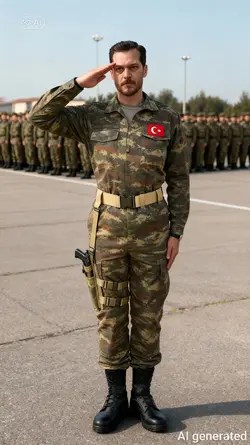 asker erkek şablonu 