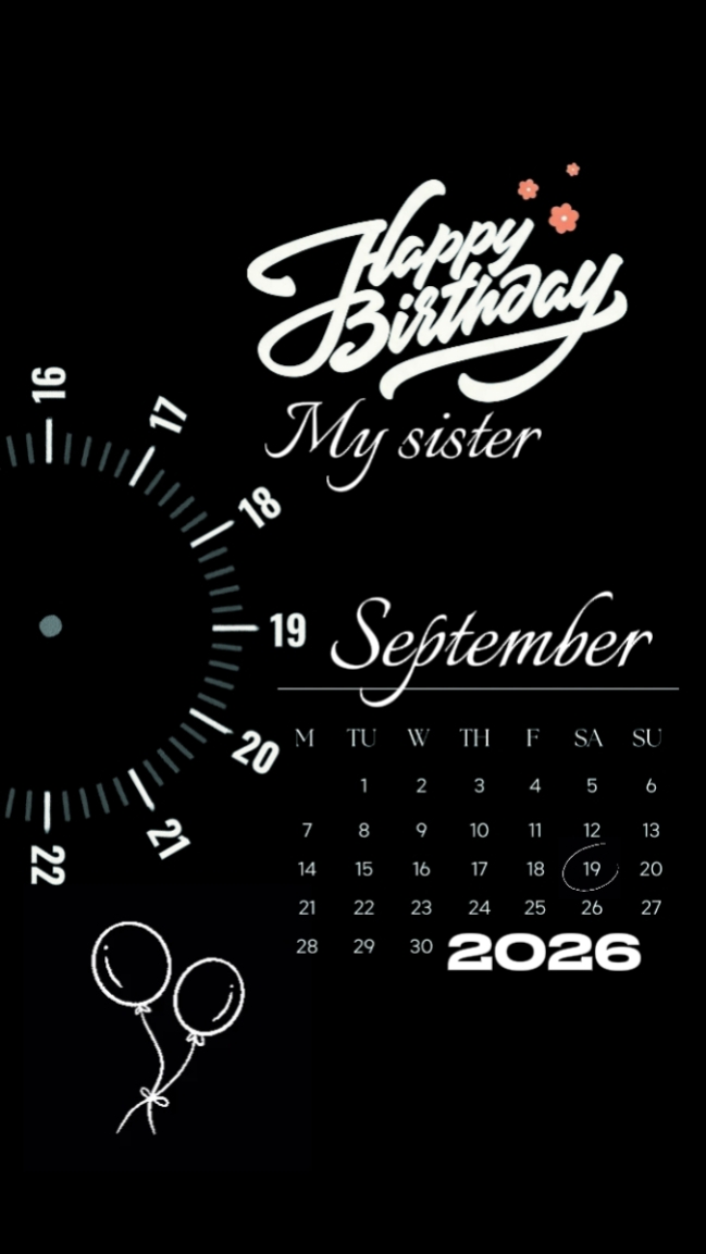 hbd sister 19 sept 