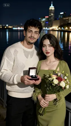 Couple photo collage