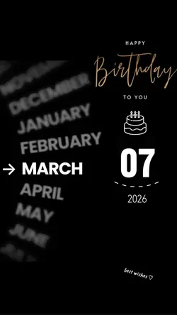 hbd 07 march 2026