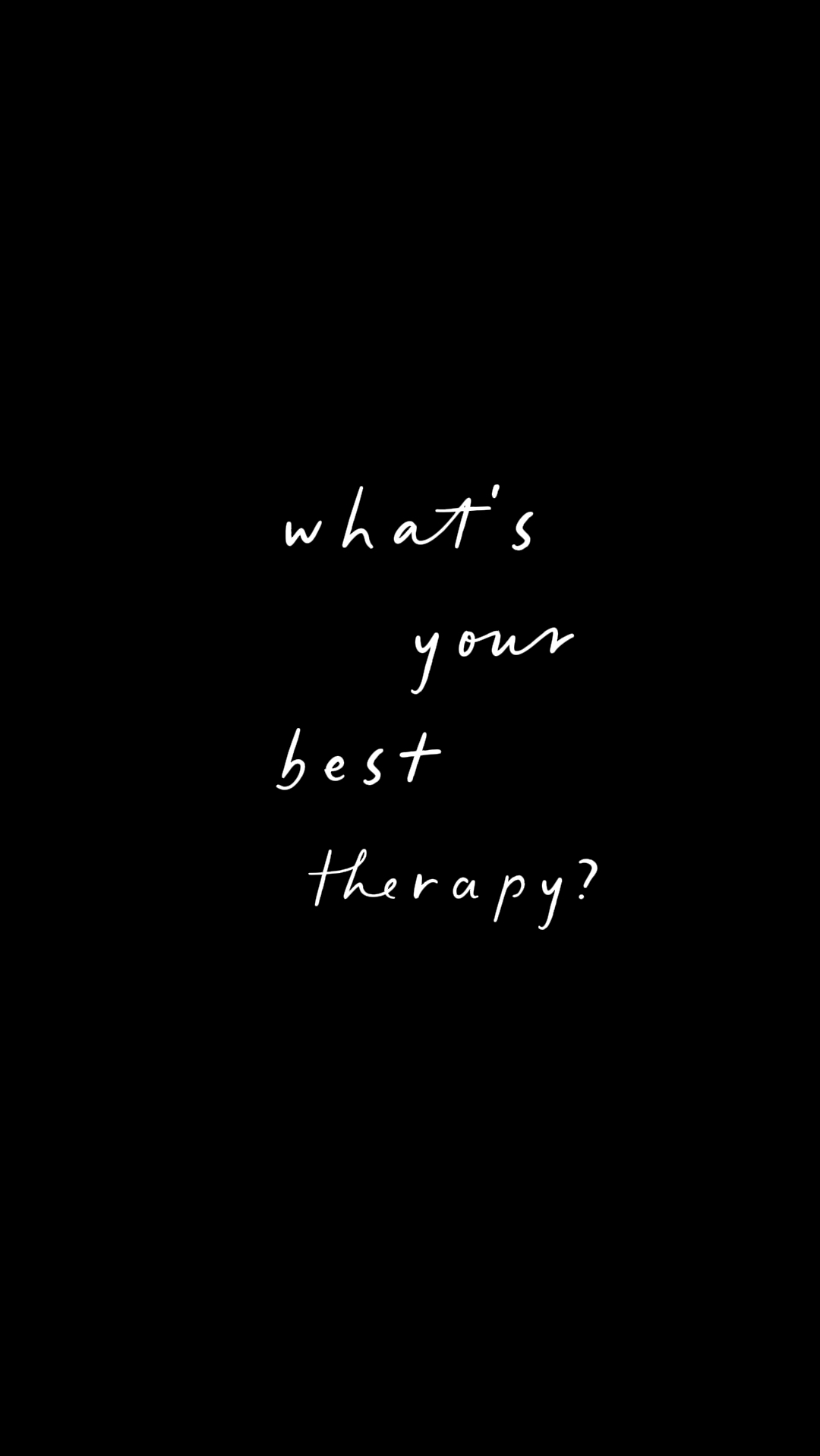 Beste Therapie?
