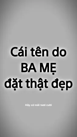 tên do ba mẹ đặt