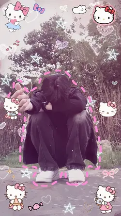 Tách nền Hello Kitty