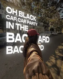 Black car